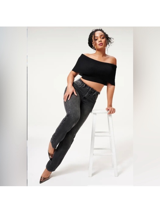 Good American Denim - GOOD AMERICAN Good '90s Icon Straight Leg Jeans